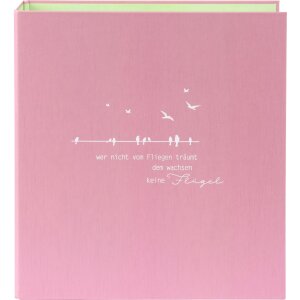 Goldbuch zakladač A4 cheeky & free dusky pink wings 28,5x32x8 cm