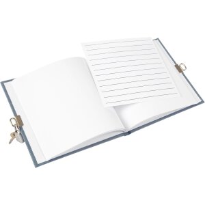 Goldbuch diár Summertime modrošedý 16,5x16,5 cm 96 bielych strán