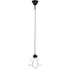Clayre & Eef 5LL-6223 Závesná lampa Tiffany Ø 18x115 cm E14-max 1x25W Biela - Hnedá