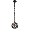Clayre & Eef 5LL-6270 Závesná lampa Tiffany Ø 20x116 cm E14-max 1x25W Žltá