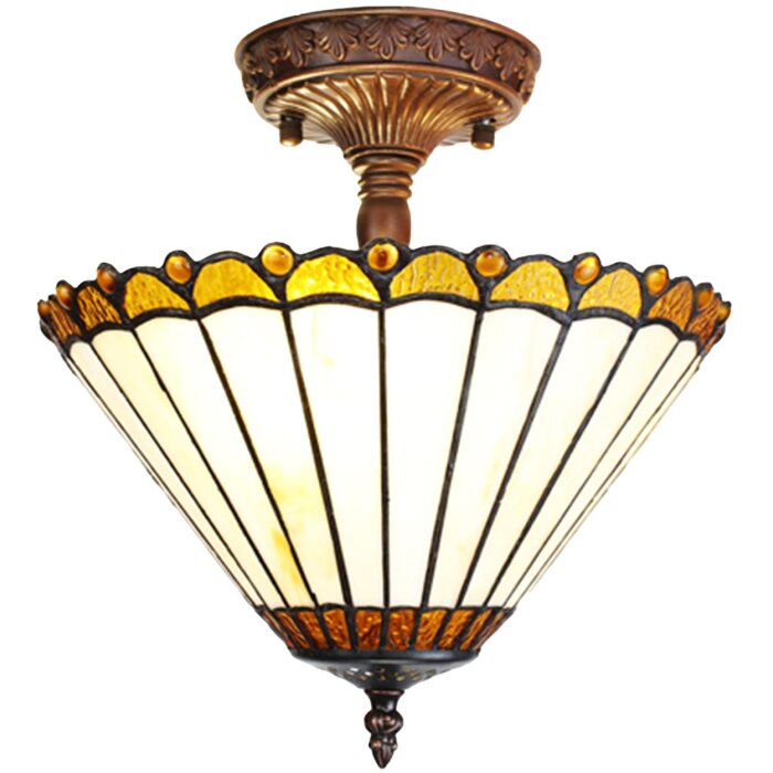Clayre & Eef 5LL-6281 Stropné svetlo TiffanyØ 29x30 cm E14-max 2x25W