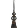 Clayre & Eef 5Y1110 Dekorácia Ornament 19x19x89 cm čierna
