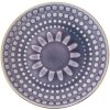 Clayre & Eef 6CE1470 Malý tanier Ø 13x2 cm Fialový tanier na raňajky