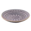 Clayre & Eef 6CE1470 Malý tanier Ø 13x2 cm Fialový tanier na raňajky