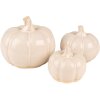 Clayre & Eef 6CE1499 Dekorácia Tekvica Ø 9x8 cm béžová - hnedá