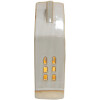 Clayre & Eef 6CE1504 Dekorácia domček s LED 8x5x18 cm béžová