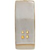 Clayre & Eef 6CE1506 Dekorácia domček s LED diódami 5x5x12 cm béžová