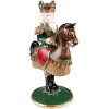 Clayre & Eef 6PR3778 Svietnik na orechy 22x15x33 cm zelený - hnedý