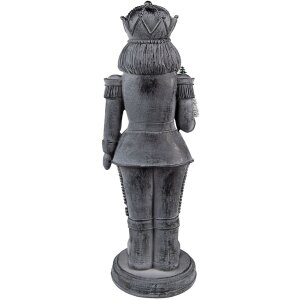 Clayre & Eef 6PR4745Z Dekorácia Luskáčik s vianočným stromčekom 12x10x32 cm