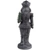 Clayre & Eef 6PR4745Z Dekorácia Luskáčik s vianočným stromčekom 12x10x32 cm