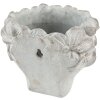 Clayre & Eef 6TE0418L Kvetináč 20x18x18 cm Sivá - béžová