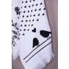 Uterák pre hostí Clayre & Eef CTLBS 40x66 cm Black - White