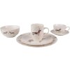 Clayre & Eef DHLMU Hrnček 12x8x10 cm - 300 ml Béžová - hnedá
