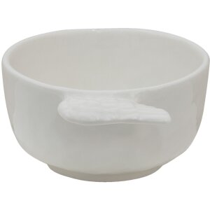 Miska Clayre & Eef WINBO 14x10x5 cm - 150 ml biela miska na polievku