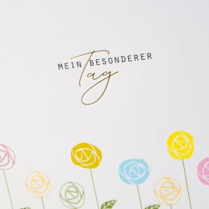 Goldbuch Fotoalbum Prato "Mein besonderer Tag" 25x25 cm biely s pozlátením
