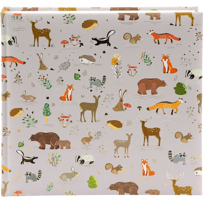 Goldbuch detský fotoalbum Woodland charm hnedý 25x25 cm 60 bielych strán