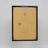 Efektný plastový rám Art black 13x18 cm číre sklo