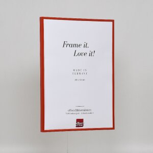 Efektný plastový rám Art red 18x24 cm číre sklo