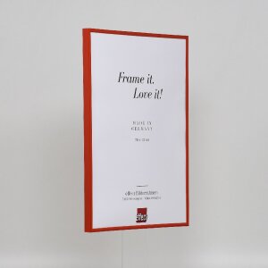 Efektný plastový rám Art red 18x24 cm číre sklo