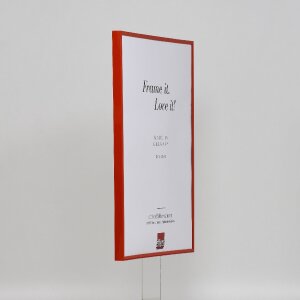 Efektný plastový rám Art red 18x24 cm číre sklo