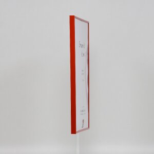 Efektný plastový rám Art red 18x24 cm číre sklo