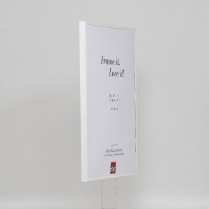 Efektný plastový rám Art white 18x27 cm číre sklo