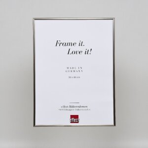 Efektný plastový rám Art platinum 20x28 cm číre sklo