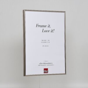Efektný plastový rám Art platinum 20x28 cm číre sklo