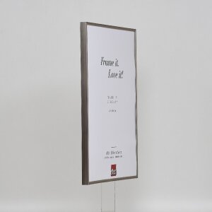 Efektný plastový rám Art platinum 20x28 cm číre sklo