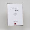 Efektný plastový rám Art platinum 20x28 cm číre sklo