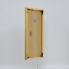 Efektný plastový rám Art gold 25x50 cm číre sklo