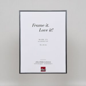 Efektný plastový rám Art antracit 50x100 cm číre sklo