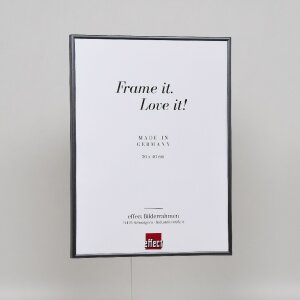 Efektný plastový rám Art antracit 50x100 cm číre sklo