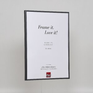Efektný plastový rám Art antracit 50x100 cm číre sklo
