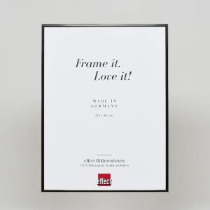 Efektný hliníkový rám obrazu Quadro 42x59,4 cm antická strieborná číre sklo