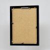 Efektný hliníkový rám na obrazy Quadro 50x50 cm čierny s vysokým leskom a čírym sklom
