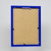 Efektný hliníkový rám na obrazy Quadro 60x60 cm modré číre sklo