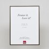 Efektný hliníkový rám na obrazy Quadro 60x60 cm bronzové číre sklo