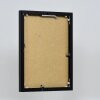 Efektný hliníkový rám na obrazy Quadro 60x60 cm čierny s vysokým leskom a čírym sklom