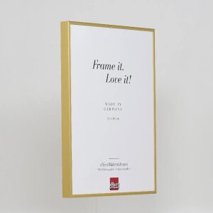 Efektný hliníkový rám na obrazy Quadro 59,4x84,1 cm zlaté číre sklo