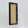 Efektný hliníkový rám na obrazy Quadro 59,4x84,1 cm čierne číre sklo