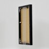 Efektný hliníkový rám na obrazy Quadro 59,4x84,1 cm čierny s vysokým leskom a čírym sklom