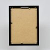 Efektný hliníkový rám na obrazy Quadro 59,4x84,1 cm čierny s vysokým leskom a čírym sklom