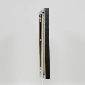 Hliníkový obrazový rám Effect Quadro 62x93 cm antická strieborná číre sklo