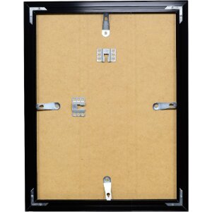 Effect Alu-Bilderrahmen Profil S3 schwarz 40x40 cm Klarglas