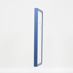Efekt drevený rám profil 35 modrý 23x70 cm normálne sklo