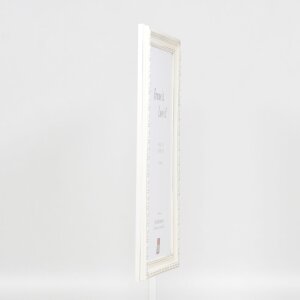 Efekt drevený barokový rám profil 37 biely 7x10 cm normálne sklo