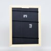 Efekt drevený barokový rám profil 37 biely 7x10 cm normálne sklo