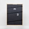 Efektný rám na obrazy z masívneho dreva profil 39 čierny 25x35 cm normálne sklo
