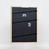 Efektný rám na obrazy z masívneho dreva profil 39 čierny 25x35 cm normálne sklo